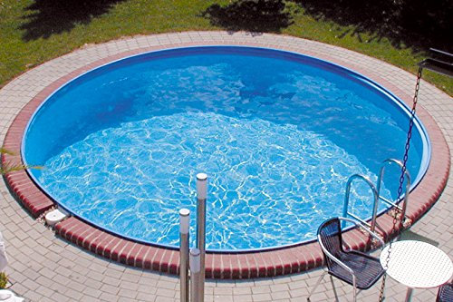 MyPool Rundbecken-Poolset Premium Ø 500 x 150 cm Halbhochbecken Sandfilteranlage