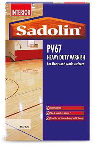 Sadolin PV67 Heavy Duty Varnish 5 litre Satin Finish (Free Speaker)