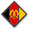 Aufkleber/Sticker Nationale Volksarmee NVA Armee DDR Wappen 7x7cm A1842
