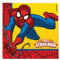 Procos 86671 – Servietten Papier Ultimate Spider Man Power, 33 x 33 cm, 2-lagig, 20 Stück, rot/blau/gelb