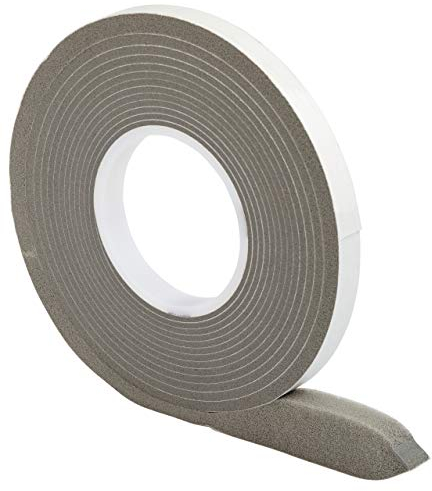 Joint d'Étanchéité en Bande Comprimée 10/3 │ gris │ 1 pièce │ Longueur: 10 m │ Largeur du Rouleau: 10 mm, Largeur du Joint: 3-15 mm │ Ruban d'Étanchéité du Joint │ Ruban de Compression