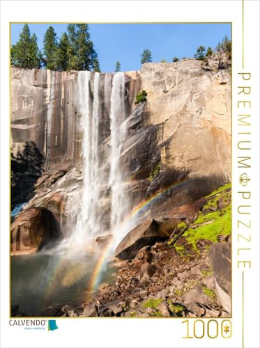 CALVENDO Puzzle Vernal Falls - Yosemite | 1000 Teile Lege-Größe 48 x 64 cm Foto-Puzzle für glückliche Stunden