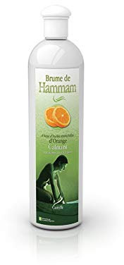 Camylle - Brume de Hammam Orange - Fragrances à base d'Huiles Essentielles pour Hammams, Bains de Vapeur ou Douches Hammam - Calmant aux arômes doux et fruités - 250ml