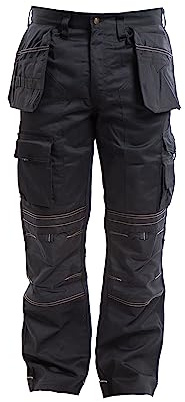 Apache Men's Holster Polycotton Holster Trouser, Black, 34Waist x 31Length