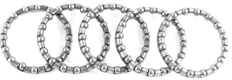 sourcing map 5 Stück Kugelkranz Kugelhalter Kugellager Steuersatz Radlagerhalter 30 mm ID Kugelring mit 16 Kugeln