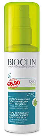 BIOCLIN Deo 24h Deodorante Vapo Senza Profumo Pelli Sensibili 100 ml