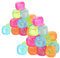 Vinsani 40 Pack Water Filled Ice Cubes Reusable Fast Freeze Frozen Cold Drink Freezer Chilled for Drinks - Ideal for BBQ Parties, Summer Picnics or General Use – Multicoloured