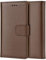 Genuine Leather Bookcase for iPhone 11 PRO, Premium authentic Genuine Leather Wallet case with Magnetic, Kickstand, Cash & Card Slots Stockproof Slim Flip bookcase cover 5.8 (Brown)