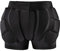 WOSAWE Protektorenhose für Jugend/Erwachsene, Atmungsaktive Hip Butt Eva Pad Kurze Unterhose für Ski Skifahren Skating Snowboard Radfahren (Schwarz, M)