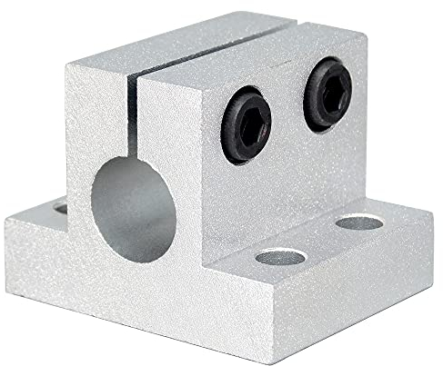 AUZHU- STA - Metrisch - Halterung aus Aluminiumlegierung Führungswelle unterstützt T-Flansch Sitzstrebe Rohrklemmverbinder Klemmbefestigungen Säulenklemme Spann- und Verbindungselemente Größe: D 35 mm
