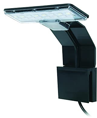 Aquarium Clip On LED Light Unit Fish Tank Lamp Aquatic with 3 Operating Modes (Black)