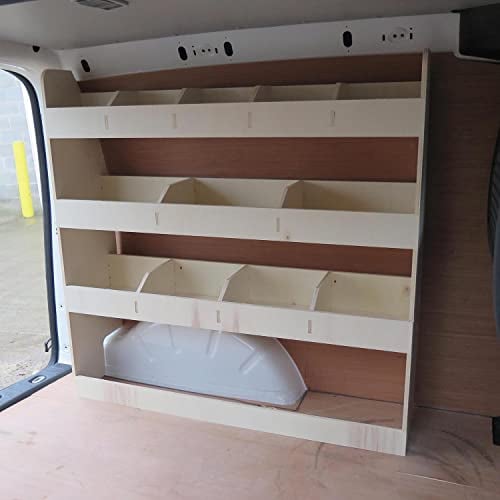 Vanify - Kompatibel mit Volkswagen Caddy L1 2003-20 Fahrzeugeinrichtung Fahrzeugregale, Fahrerseite Regal