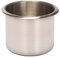 Lot de 4 porte-gobelets universels en acier inoxydable pour table de poker 68 x 55 mm