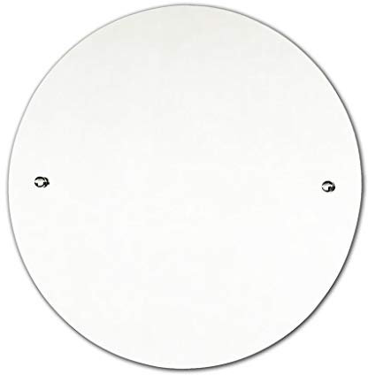 DEENZ 50cm Round Drilled Mirror Wall Mounted Frameless Bathroom Living Room A Must Have Mirror Home Décor Durable