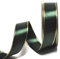 s.dekoda Satinband 25m x 25mm Grün - Gold Weihnachtsband Schleifenband Dekoband Geschenkband [1371]