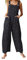 Edhomenn Women Summer Dungarees Multicolor Ethnic Style Square Neck Long Jumpsuit Playsuit Sleeveless Casual Baggy Overalls Rompers (B-Navy, XL)