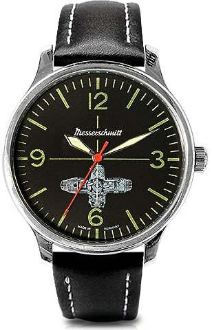 Messerschmitt Aristo Herren Uhr Boxer-Uhr ME-Boxer-RS Leder