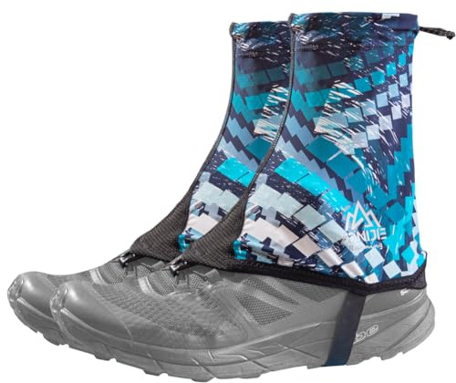 OrrinSports Trail Low Gamaschen für Damen und Herren Atmungsaktiv Wasserdicht Verstellbare Gamaschen zum Wandern Klettern Laufen