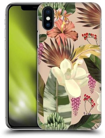 Head Case Designs Offizielle Anis Illustration Neue Tropen Grafiken Harte Rueckseiten Handyhülle Hülle Huelle kompatibel mit Apple iPhone X/iPhone XS