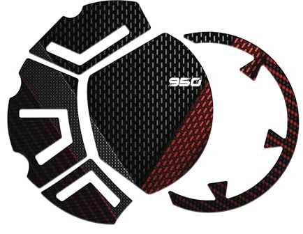 ADESIVO RESINATO EFFETTO 3D, PER MOTO COMPATIBILE CON DUCATI HYPERMOTARD 950 V1 (PROTEZIONE CARTER)
