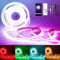 TTWAY 24V COB RGB LED Strip, 3M Addressable LED Strip Lights, Bluetooth RGBIC, App Control, LED Strips Multicolor, Timer Setting, LED Tape Strips for Home, Bedroom, TV, Kitchen Decor.