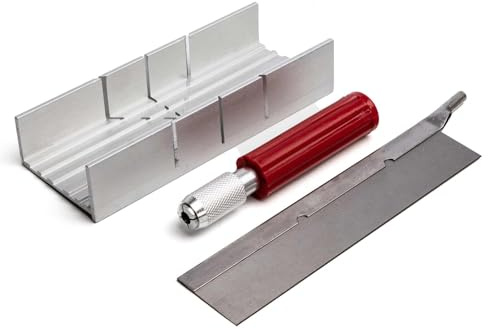 SMB Precision Metal Mitre Box With Razor Saw (1/4/10/25/100) (1)