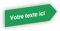 Flèche directionnelle gravée autocollante personnalisable, Plaque signalétique orientation Droite – vert clair - format 20x6