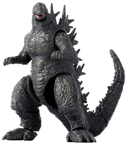 BANDAI - Godzilla - Figur Godzilla 15 cm - Bewegliche Actionfigur Monster Series - Film-Sammelstatue Godzilla Minus One - Offizielle Lizenz - Spielzeug ab 4 Jahren - 92303