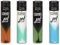 Clipper Jet-Feuerzeug 4er Set: (Clipper Feuerzeuge - 4er Set: Jet Flame Nebula Mix #2)