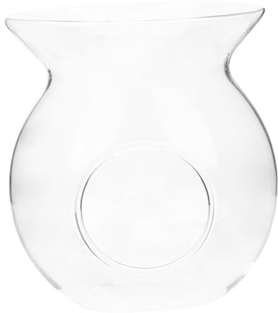 Ipetboom Aromalampe Teelichtwärmer aus Glas mit Ätherischem Öl Hitzebeständig Stilvolle Duftölschale für Romantische Wohnraumdekoration Geeignet für Innen Außenbereiche