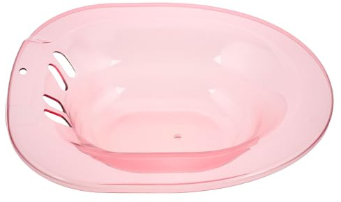 Wc Sitzbadewanne für Frauen und Schwangere, Kunststoff Rosa | Wochenbettpflege, Dampfsitz für Hause, Tieferes Becken, Einfach zu Verwenden, Komfortables Design