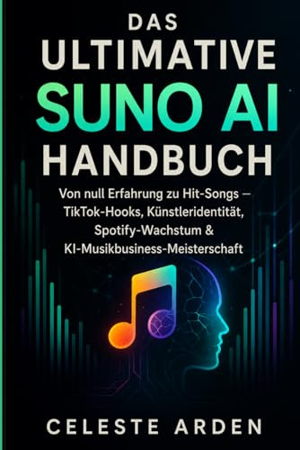 DAS ULTIMATIVE SUNO AI HANDBUCH: Von null Fähigkeiten zu Hits und TikTok-Hooks, Künstleridentität, Spotify-Wachstum und KI-Musikgeschäftsmeisterschaft