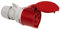 Kopp 182600009 Prise CEE 5 broches 32 A 400 V Rouge