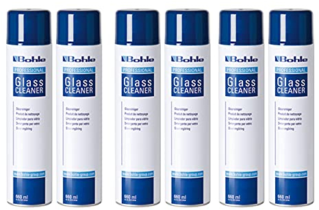 Bohle Glass Cleaner 6 x 624g Spray Cans