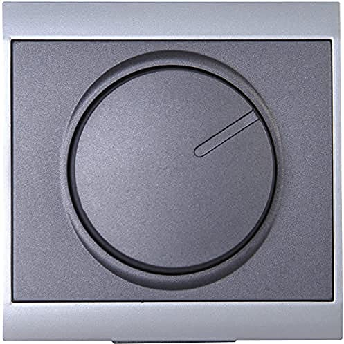 Kopp 803815089 Malta Dimmer mit Druck Wechsel (Phasenanschnitt) RL400VA Silber-anthrazit