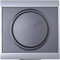 Kopp 803815089 Malta Dimmer mit Druck Wechsel (Phasenanschnitt) RL400VA Silber-anthrazit