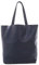 Giudi ® Shopper Damen Groß Leder Sommerlich Sportlich Tote Bag Handtasche Schultertasche Henkeltasche Elegant Dezent Trend Hochwertig Ökoleder Nachhaltig (Navy)