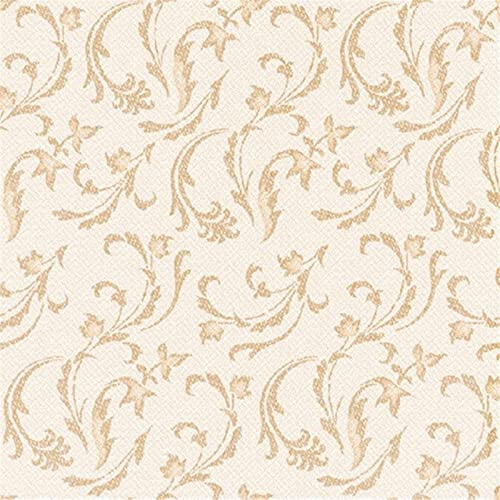 Papstar, 50 Servietten ROYAL Collection 1/4-Falz 40 cm x 40 cm champagner Damascato, #84995
