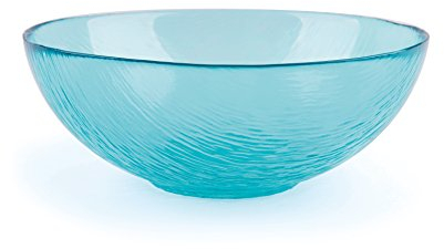 Excelsa 49118 Ensaladera, Cristal, Azul Claro