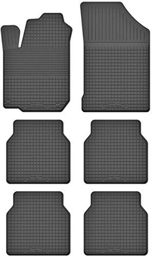 Gummimatten Fußmatten kompatibel mit Citroen C8 (2002-2012) ideal angepasst 6-Teile EIN Set