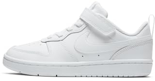 Nike Jungen Court Borough Low 2 (Psv) Sneaker, White/White-White, 30 EU