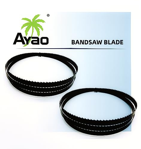 AYAO Bandsägeblatt, 1826 mm x 9,5 mm x 0.4mm x 6 TPI (2 Sägeblätter)