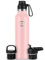 Insulated Water Bottle with Spout Lid Narrow - 710ml (3 Lids) - Cold 24hrs & Hot 12hrs Drinks - Double-Walled Stainless Steel Metal Leakproof Travel Sports Gym Camping & Hiking Hydration Flask