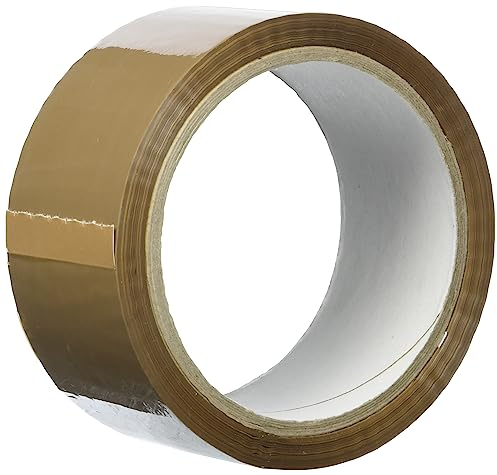 Scley 3 pezzi Nastro per Imballo, larghezza del nastro 45mm, lunghezza 66m, Nastro da imballaggio PP, Nastro Adesivo Marrone, Nastro di imballaggio per trasloco, ristrutturazione, A0340-020366