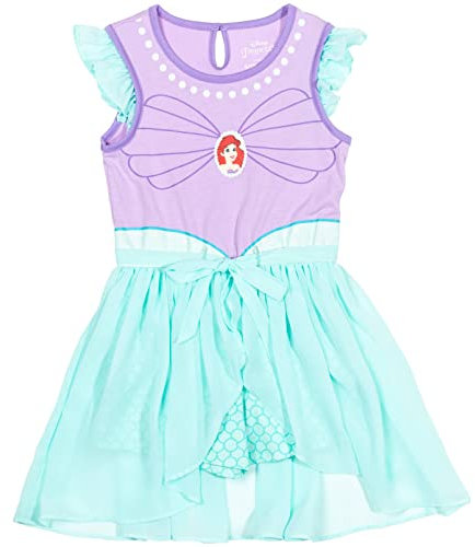 Disney Prinzessin Cinderella Große Mädchen Krawatte Knoten Ärmellos Strampler Anzug Blau 10-12