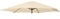 Garden Haven ® 2.7m Parasol I Canopy I Base Pole I Frame I Replacement Spare Parts (Replacement Canopy, Beige)