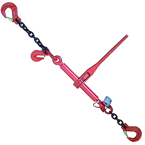 SHZ Zurrkette Spannkette Ratschenspanner Zurrketten 1-teilig Länge 2,0 m einteilig 8mm 4000 daN 40kN 4000kg (ZK1-8) (2,0)