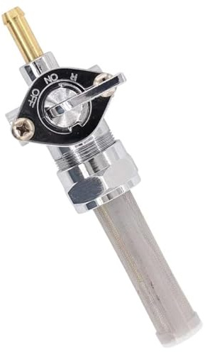 GXARTS Valvola di spegnimento per rubinetto del carburante da 22 mm, compatibile con Sportster Big Twin Dyna Electra Glide Heritage Softail Springer Low Rider Tour Glide 1975-2006 62167-81 62168-81
