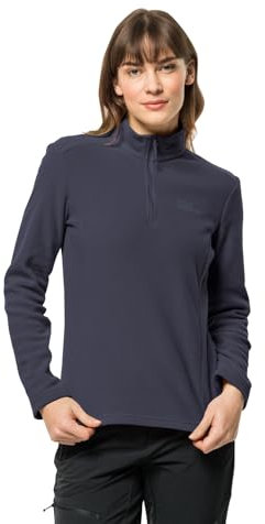 Jack Wolfskin Damen Taunus HZ W Fleecepullover, Graphite, L