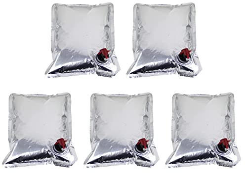 OYUEGE Sachets de recharge réutilisables pour porte-monnaie à vin - Anti-saleté et fraîcheur - Utilisation simple - Sac en plastique pliable pour fête, rassemblement, magasin de boissons - 10 l